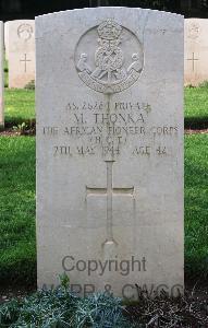 Minturno War Cemetery - Thonka, M