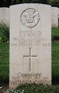 Minturno War Cemetery - Tongue, Arthur Eric