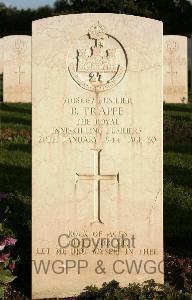 Minturno War Cemetery - Trappe, Benjamin