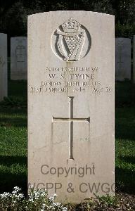 Minturno War Cemetery - Twine, William Stanley