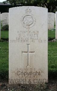 Minturno War Cemetery - Varty, William Joseph