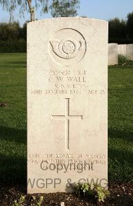 Minturno War Cemetery - Wall, George Wilfred