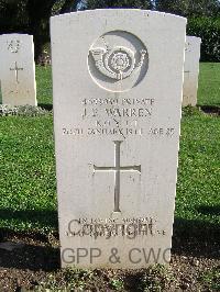 Minturno War Cemetery - Warren, John Edley