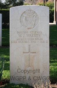 Minturno War Cemetery - Warren, William James