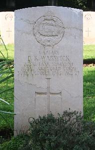 Minturno War Cemetery - Warwick, Fred Ross