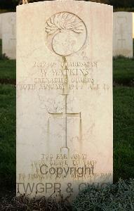 Minturno War Cemetery - Watkins, William