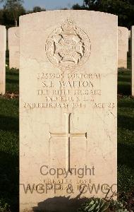 Minturno War Cemetery - Watton, Stanley Fred