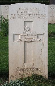 Minturno War Cemetery - Wellesley, Fred