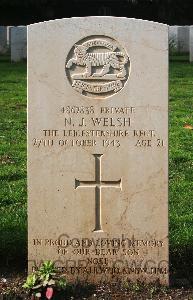 Minturno War Cemetery - Welsh, Noel John