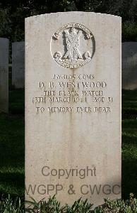 Minturno War Cemetery - Westwood, David Burness