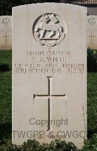 Minturno War Cemetery - White, Philip Alfred