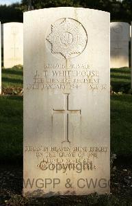 Minturno War Cemetery - Whitehouse, Joshua Thomas