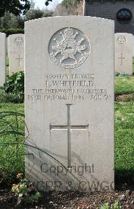 Minturno War Cemetery - Whitfield, Leslie