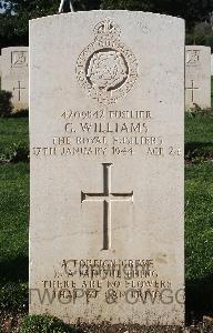 Minturno War Cemetery - Williams, Glanmore