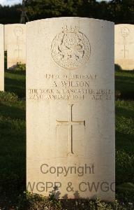 Minturno War Cemetery - Wilson, Alistair Charles