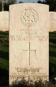 Minturno War Cemetery - Wilson, John