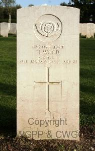 Minturno War Cemetery - Wood, Harry