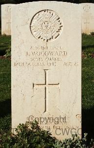 Minturno War Cemetery - Woodward, John