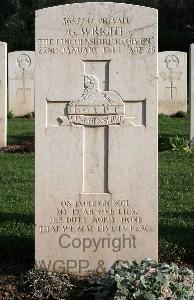 Minturno War Cemetery - Wright, George