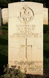 Minturno War Cemetery - Wylie, Andrew Stewart