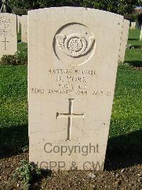 Minturno War Cemetery - York, David