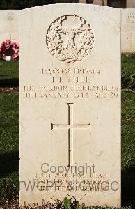 Minturno War Cemetery - Yule, John Inglis