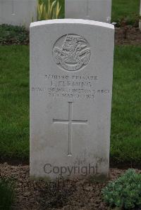 Bedford House Cemetery - Fleming, E