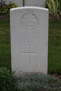 Bedford House Cemetery - Gennery, S F