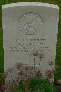 Bedford House Cemetery - Greed, Arthur James