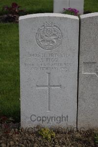 Birr Cross Roads Cemetery - Pigg, J