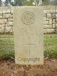 Jerusalem War Cemetery - Honour, A E