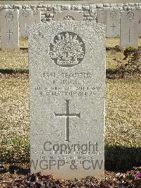 Jerusalem War Cemetery - Huggins, Charles Frank