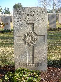 Jerusalem War Cemetery - Huxtable, Thomas Frederick