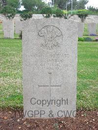 Jerusalem War Cemetery - Jenkins, A G