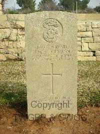 Jerusalem War Cemetery - Johnson, Leslie