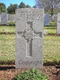 Jerusalem War Cemetery - Kingdom, Robert Kent