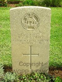 Jerusalem War Cemetery - Kirkham, R G