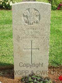 Jerusalem War Cemetery - Long, Arthur George