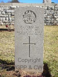 Jerusalem War Cemetery - Masters, Sydney George