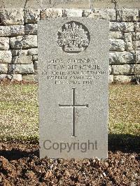 Jerusalem War Cemetery - McKenzie, Campbell Thomas