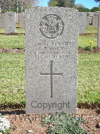 Jerusalem War Cemetery - Moyse, P T