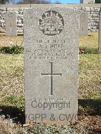 Jerusalem War Cemetery - Nield, Arthur Restarick