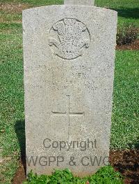 Jerusalem War Cemetery - Oliver, James