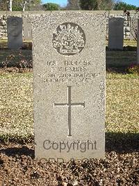 Jerusalem War Cemetery - Parkes, Frederick Vance