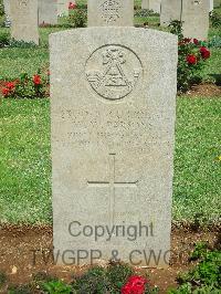 Jerusalem War Cemetery - Parsons, Walter William