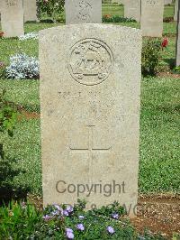 Jerusalem War Cemetery - Peacock, A