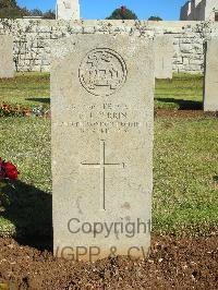 Jerusalem War Cemetery - Perrin, E J