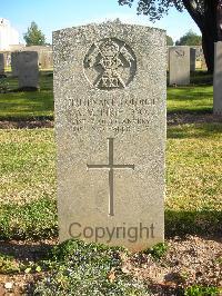 Jerusalem War Cemetery - Pirie, Arthur Murray