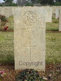 Jerusalem War Cemetery - Porteous, G