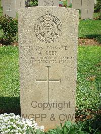 Jerusalem War Cemetery - Reed, A